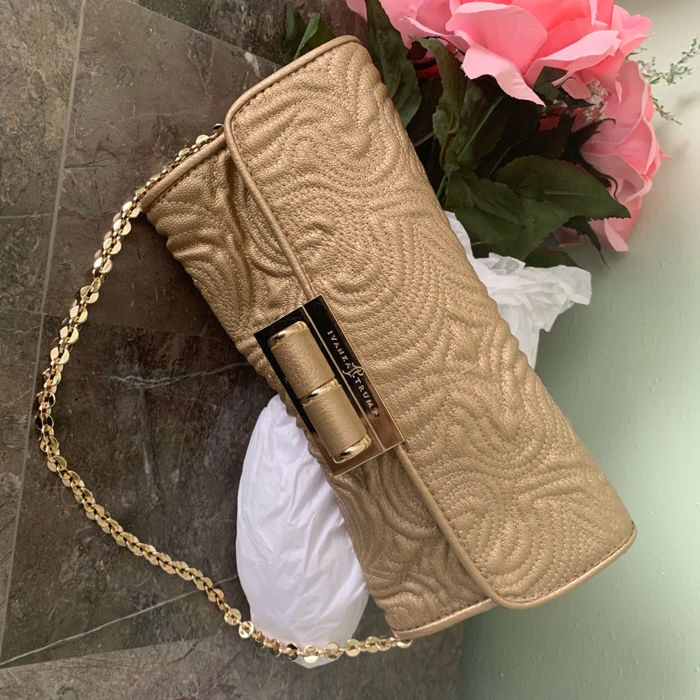 Ivanka Trump Gold Clutch